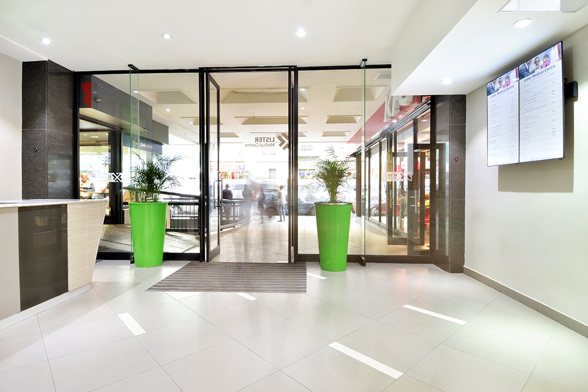 Medical practitioner suites available to rent at Lister Medical Centre in Johannesburg CBD, ideal for doctors, specialists, and healthcare professionals seeking a central practice location.